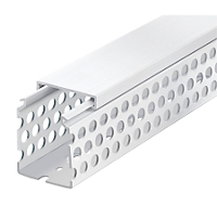 ABB / Thomas & Betts Round Hole Duct; 1.25" Width; 1.60" Height; Gray; 6 ft. Length; w/out Cover